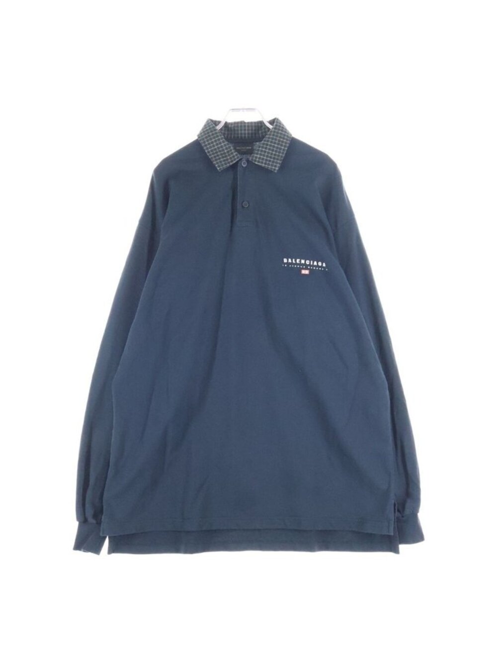 Balenciaga Unity Sport Long Sleeved Polo Shirt Sleeve Henley Neck with Collar